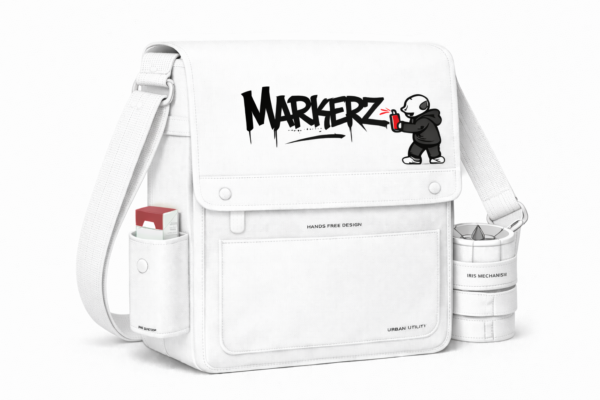 MARKERZ Messenger Bag — White